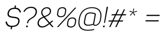 Panton Light Italic Font OTHER CHARS