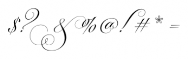 Parfumerie Script Curly Font OTHER CHARS