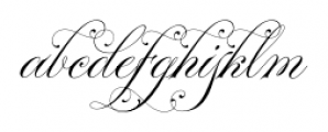 Parfumerie Script Decorative Font LOWERCASE
