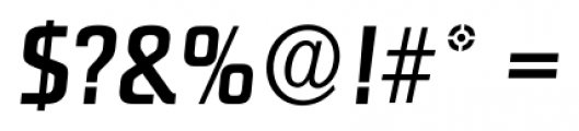 Pasadena Serial Medium Italic Font OTHER CHARS