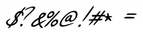 Pascal Handwriting Regular Font OTHER CHARS