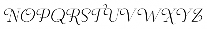 Pauline Didone Light Italic Font UPPERCASE