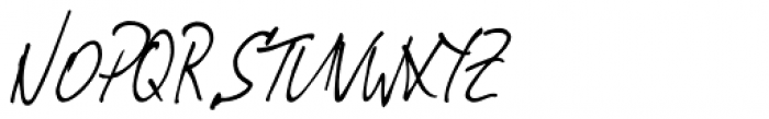 Pablo Handwriting Font UPPERCASE