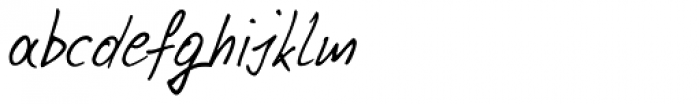 Pablo Handwriting Font LOWERCASE