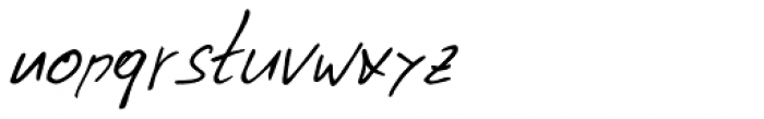 Pablo Handwriting Font LOWERCASE