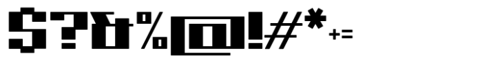 Pace Bold Font OTHER CHARS