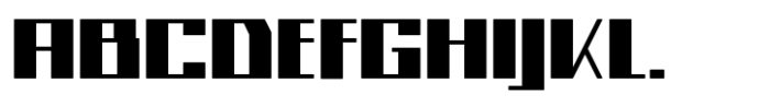 Pace Bold Font UPPERCASE