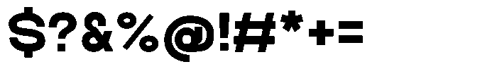 Pace Form Bold Font OTHER CHARS