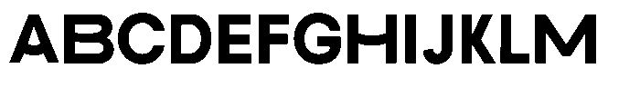 Pace Form Bold Font UPPERCASE