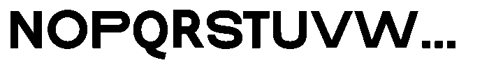 Pace Form Bold Font LOWERCASE