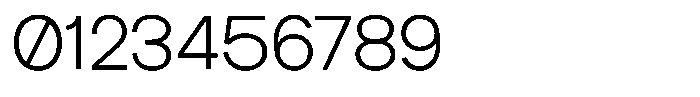 Pace Form Light Font OTHER CHARS