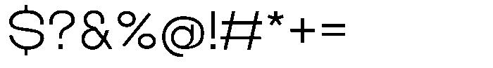 Pace Form Light Font OTHER CHARS