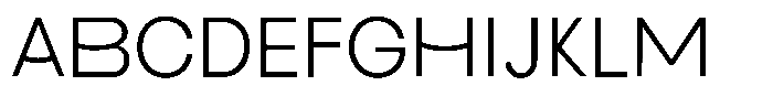 Pace Form Light Font UPPERCASE
