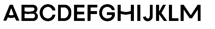 Pace Form Medium Font UPPERCASE
