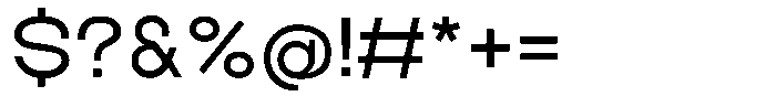 Pace Form Regular Font OTHER CHARS