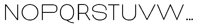 Pace Form Thin Font UPPERCASE