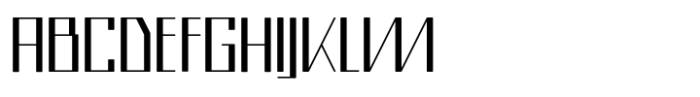 Pace Thin Font UPPERCASE