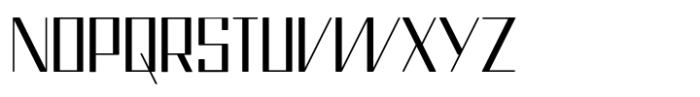 Pace Thin Font UPPERCASE