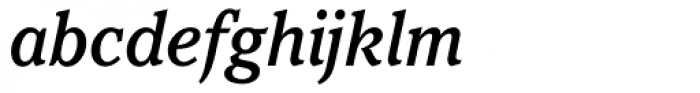 Pacella Medium Italic Font LOWERCASE