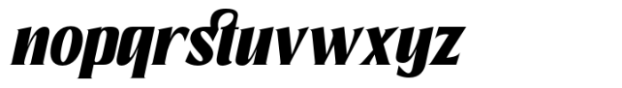 Pacho Bold Italic Font LOWERCASE