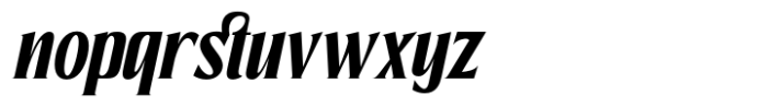 Pacho Medium Italic Font LOWERCASE