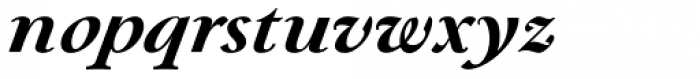 Paciencia Black Italic Font LOWERCASE