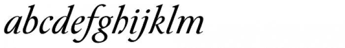 Paciencia Regular Italic Font LOWERCASE