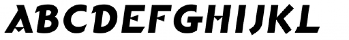 Pacific Clipper SG Bold Oblique Font UPPERCASE