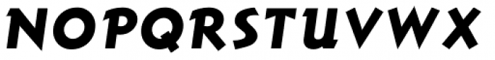 Pacific Clipper SG Bold Oblique Font UPPERCASE
