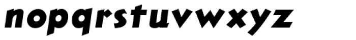 Pacific Clipper SG Bold Oblique Font LOWERCASE