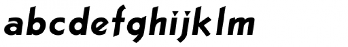 Pacific Clipper SG DemiBold Oblique Font LOWERCASE