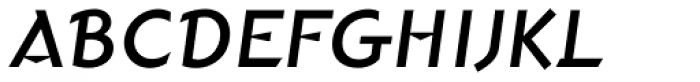 Pacific Clipper SG Medium Oblique Font UPPERCASE