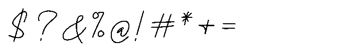 Padinks Regular Font OTHER CHARS