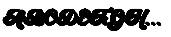 Padoya Vintage Padoya Extrude Regular Font UPPERCASE