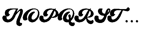 Padoya Vintage Regular Font UPPERCASE