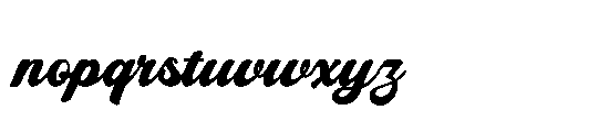 Padoya Vintage Regular Font LOWERCASE
