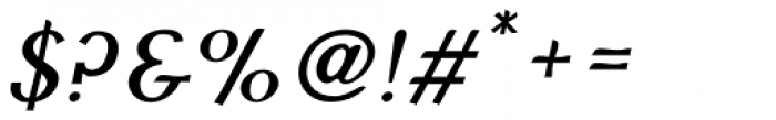 Padraig Nua Italic Font OTHER CHARS