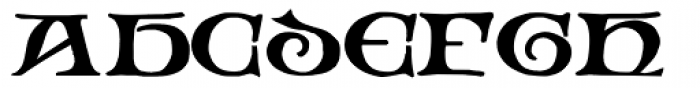 Padstow Font LOWERCASE