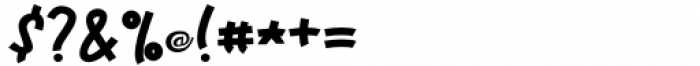 Paenchong Regular Font OTHER CHARS