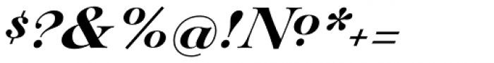 Paganini Bold Italic Font OTHER CHARS