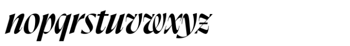 Pahin Display Bold Italic Font LOWERCASE