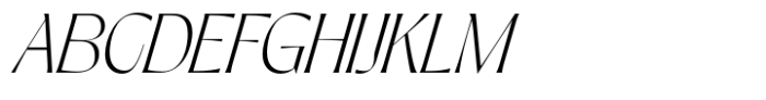 Pahin Display Light Italic Font UPPERCASE