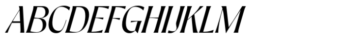 Pahin Display Medium Italic Font UPPERCASE