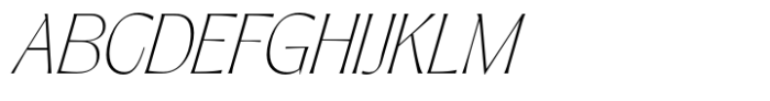 Pahin Headline Extralight Italic Font UPPERCASE