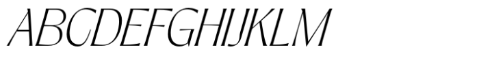Pahin Headline Light Italic Font UPPERCASE