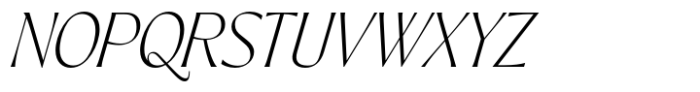 Pahin Headline Light Italic Font UPPERCASE