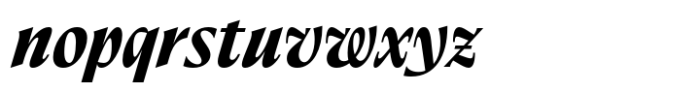 Pahin Text Black Italic Font LOWERCASE