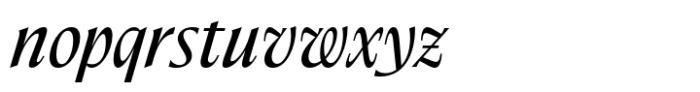Pahin Text Medium Italic Font LOWERCASE