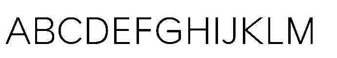 Painite Light Font UPPERCASE