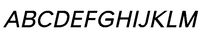 Painite Medium Italic Font UPPERCASE